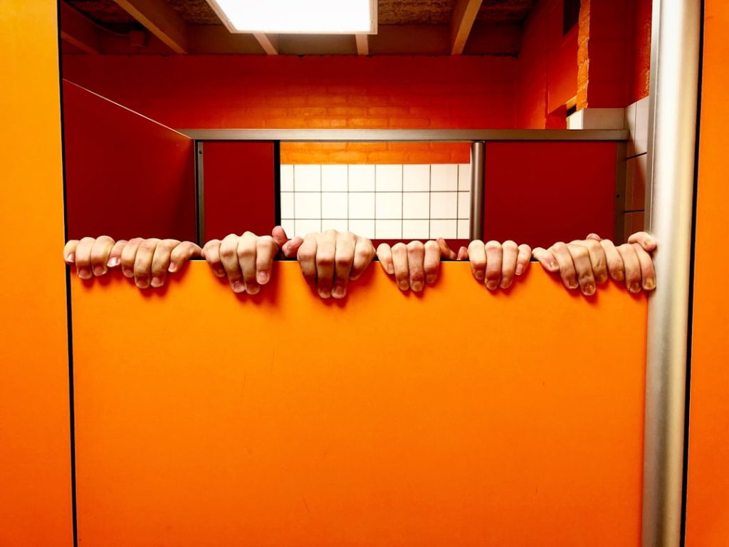 Photo redoing bathroom